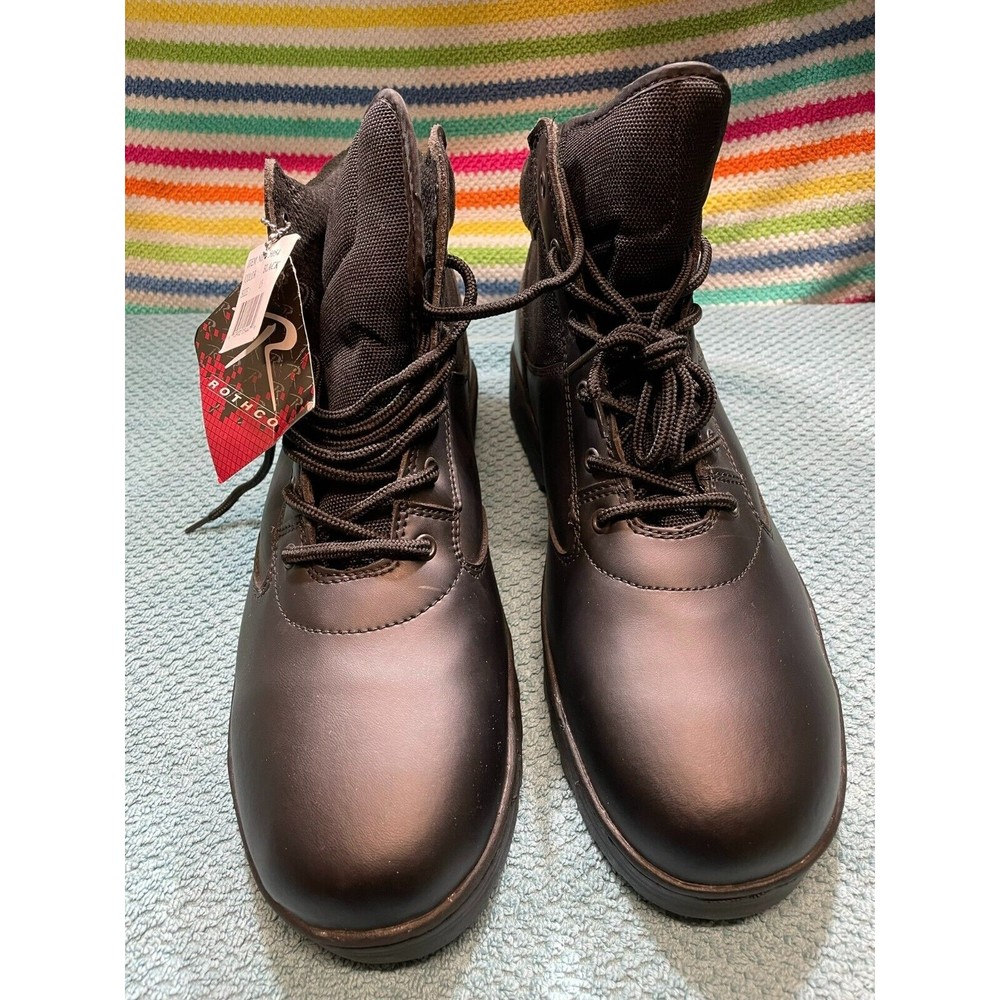 Interceptor Size US 13 EU 47 Men's Canton Waterproof Leather Work Boots Black